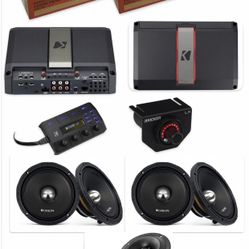 NEW FULL BASS PACKAGE KICKER L7T 12” And Voice Package Orion Midrange Speakers Installed 