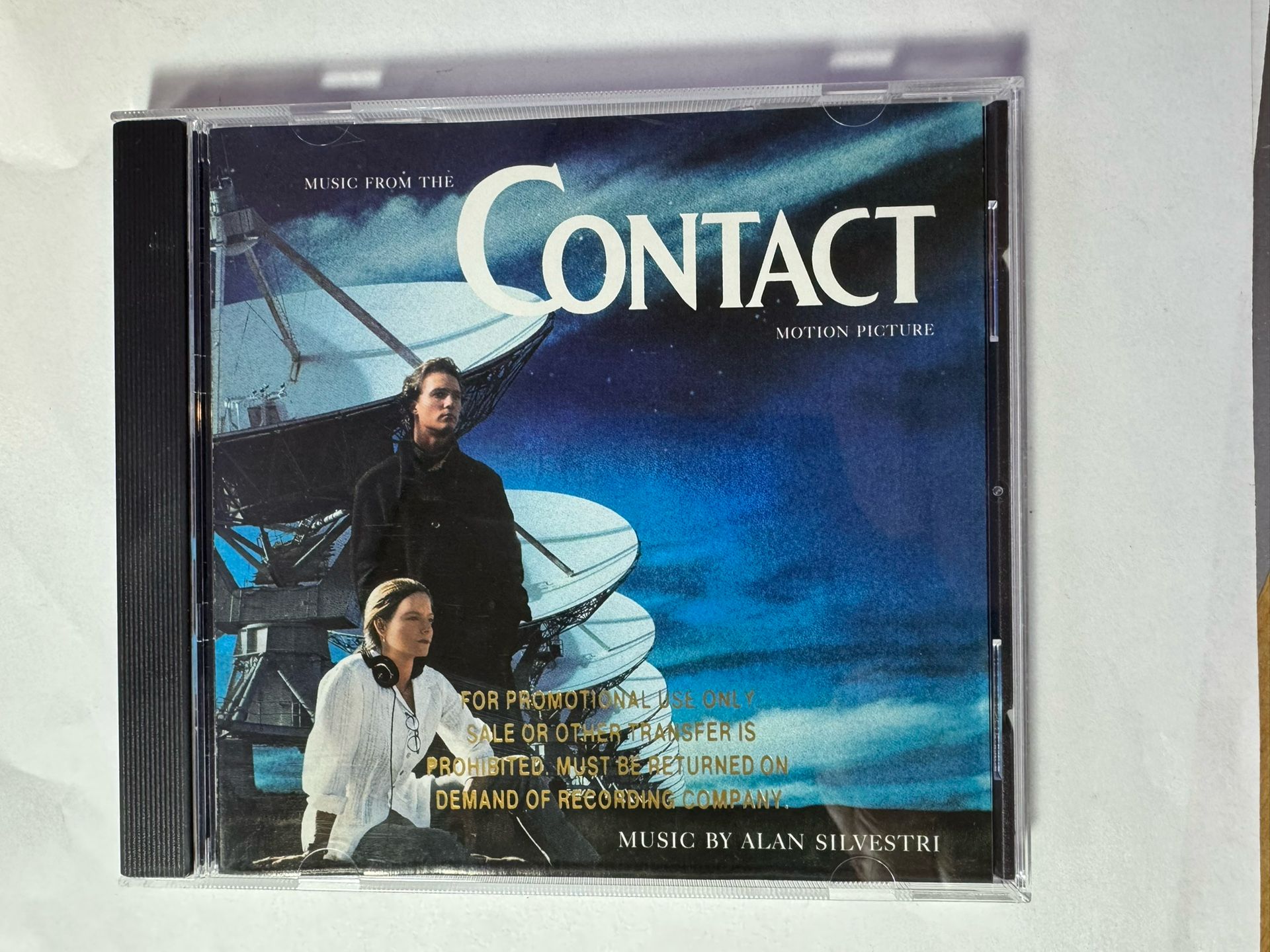 CONTACT Soundtrack by Alan Silvestri (CD, Aug-1997) RARE PROMO - MINT