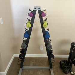 Weight Rack And Bench 