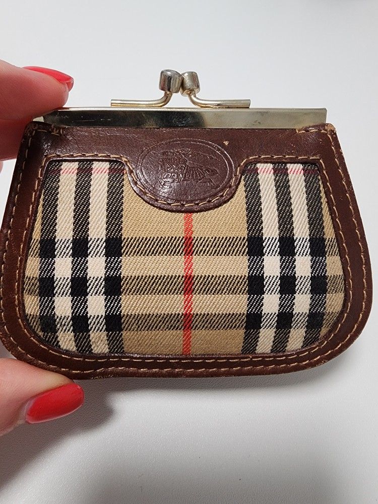 Vintage 1970s - 1980s Burberry Prorsum Coin Purse