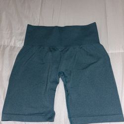 NVGTN TEAL BLUE SHORTS 