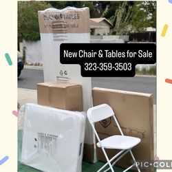 New Chairs, Tables & Canopies For Sale