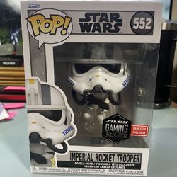 Funko Pop Star Wars #552 Imperial Rocket Trooper Gaming Greats GameStop Exclusive