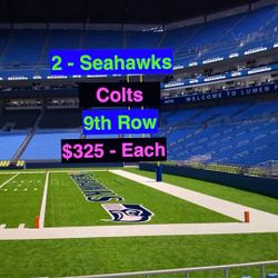 Seahawks Colts Tickets