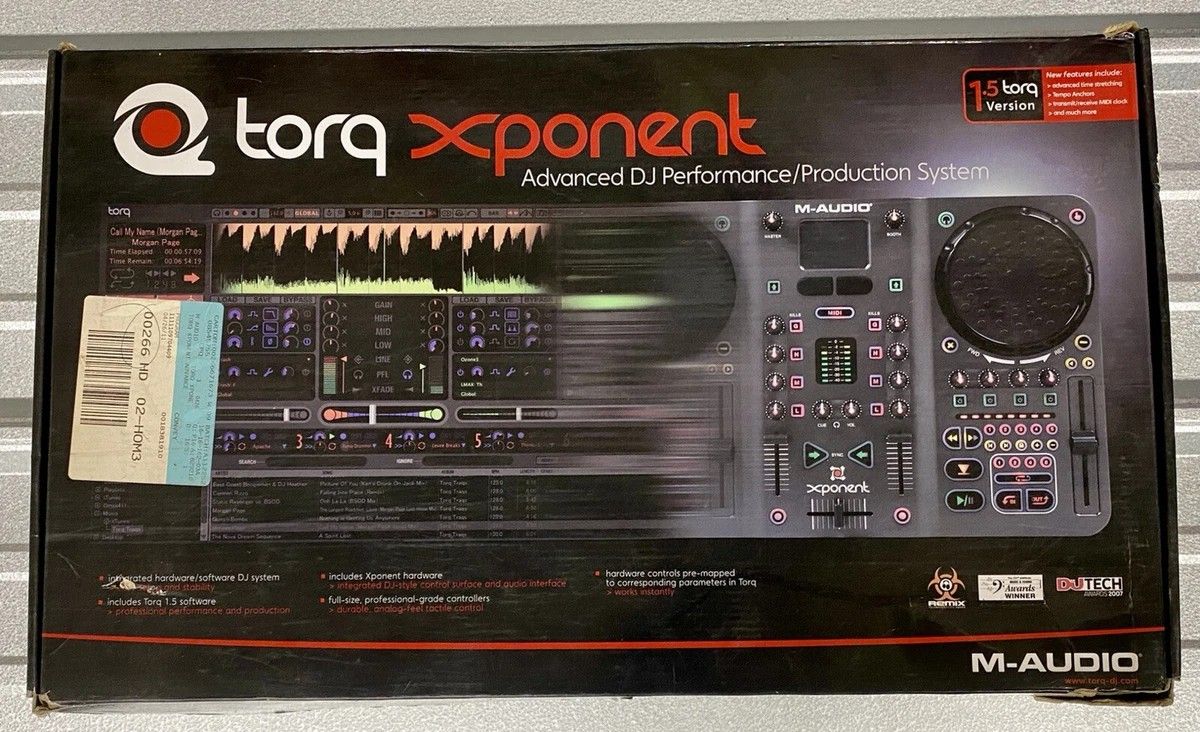 M-AUDIO TORQ XPONENT Advanced DJ Performance/Production System!