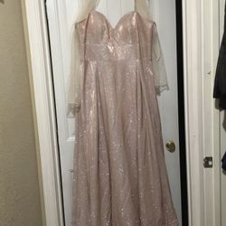 Vestido Elegante Size 16 Puede Ser 14 Tiene Corcel Para Ajustarlo  