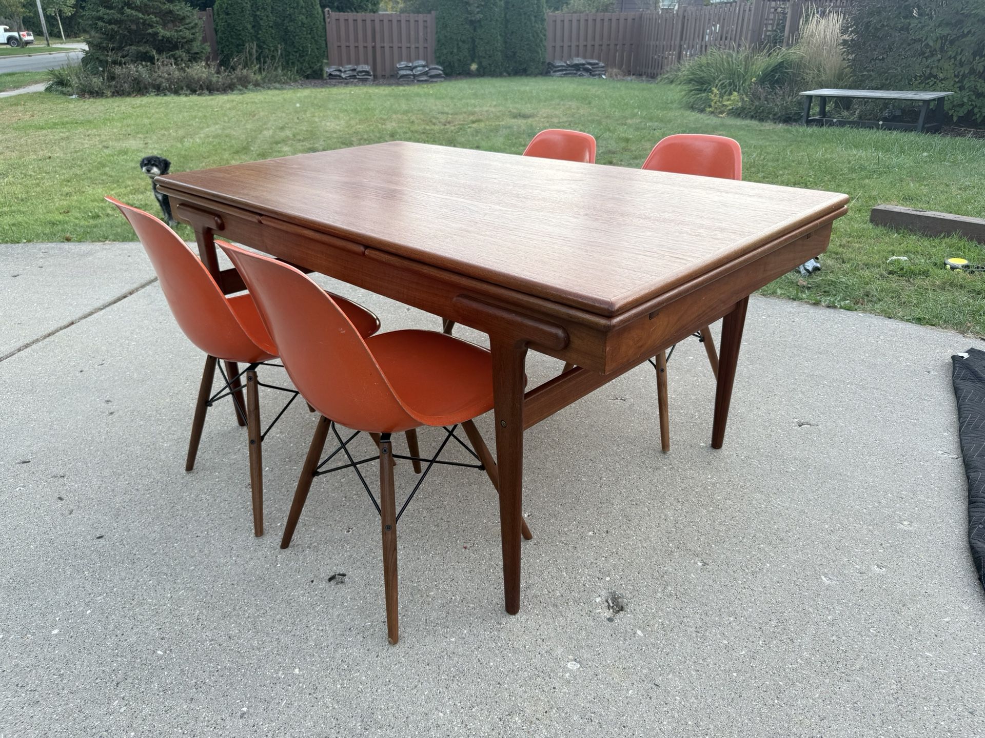 Mid-Century Modern Teak Dining Table