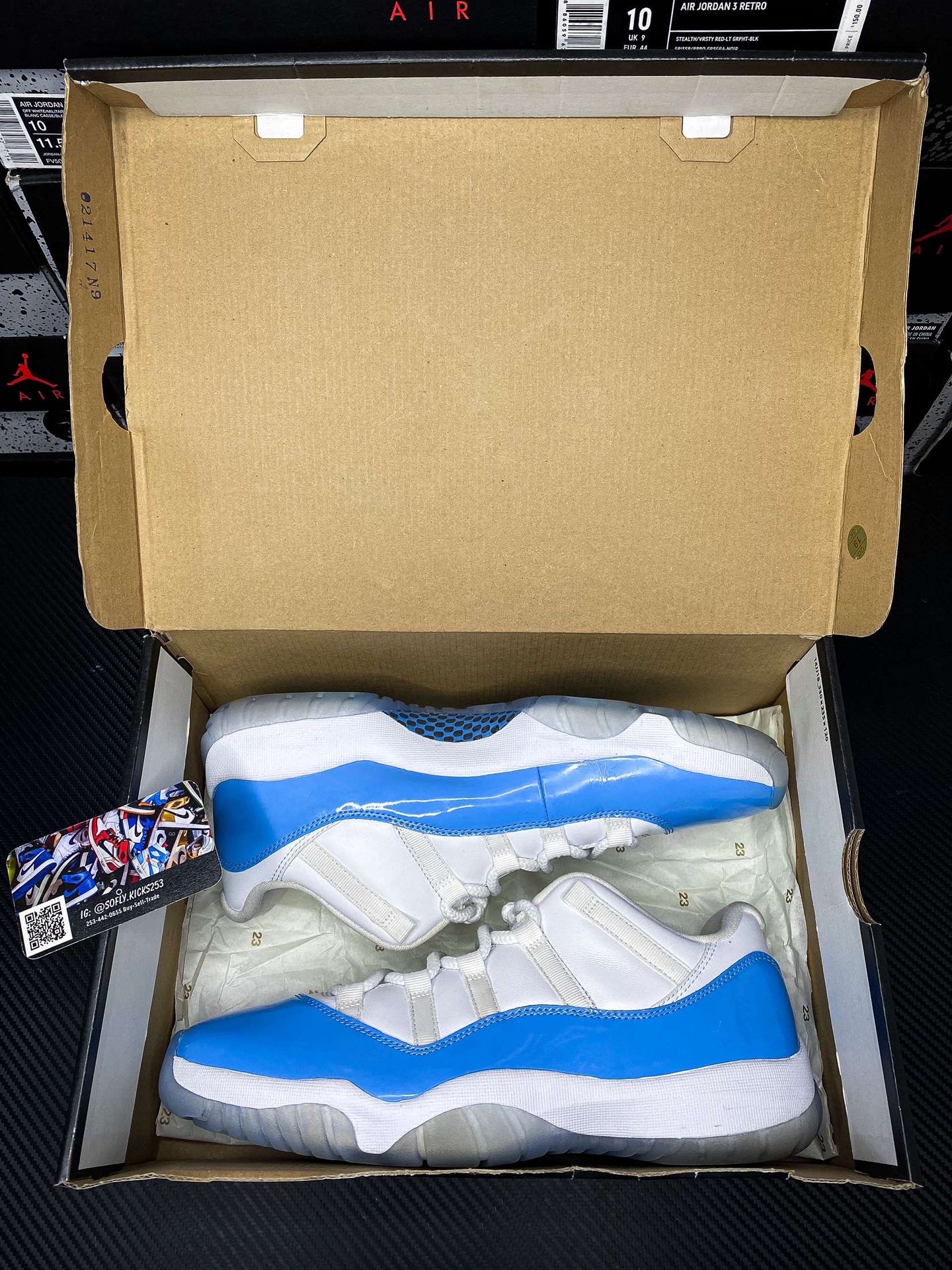 Jordan 11 UNC Size 10.5