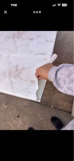 White kitchen table