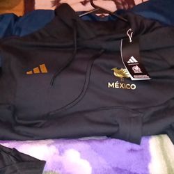 Black Adidas Mexico Sweater