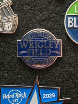 Chicago Wrigley Field Est. 1914 Baseball Pin Chicago Cubs Vintage 1914