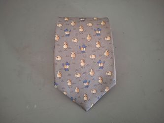 Brooks Brothers Sheep And Wolf In Sheep Skin Pattern Tie