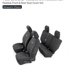 Rough Country Neoprene Seat Covers for Jeep Wrangler JK 4-Door (2013-2018
