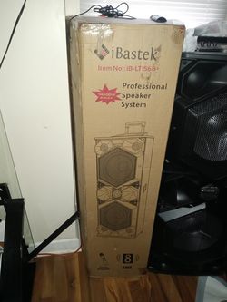 iBastek speaker 1450 whats Bluetooth. USB brand new $320