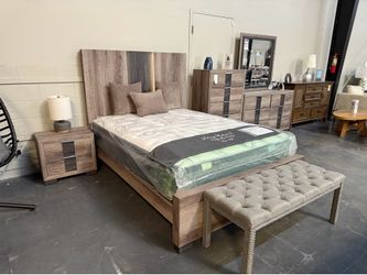 5-piece Queen size bedroom set LAST ONE GOTTA GO!! Clearance