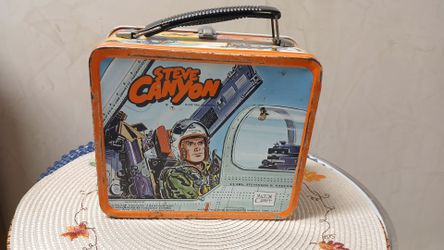 Vintage 1959 Steve Canyon Aladdin  lunch box