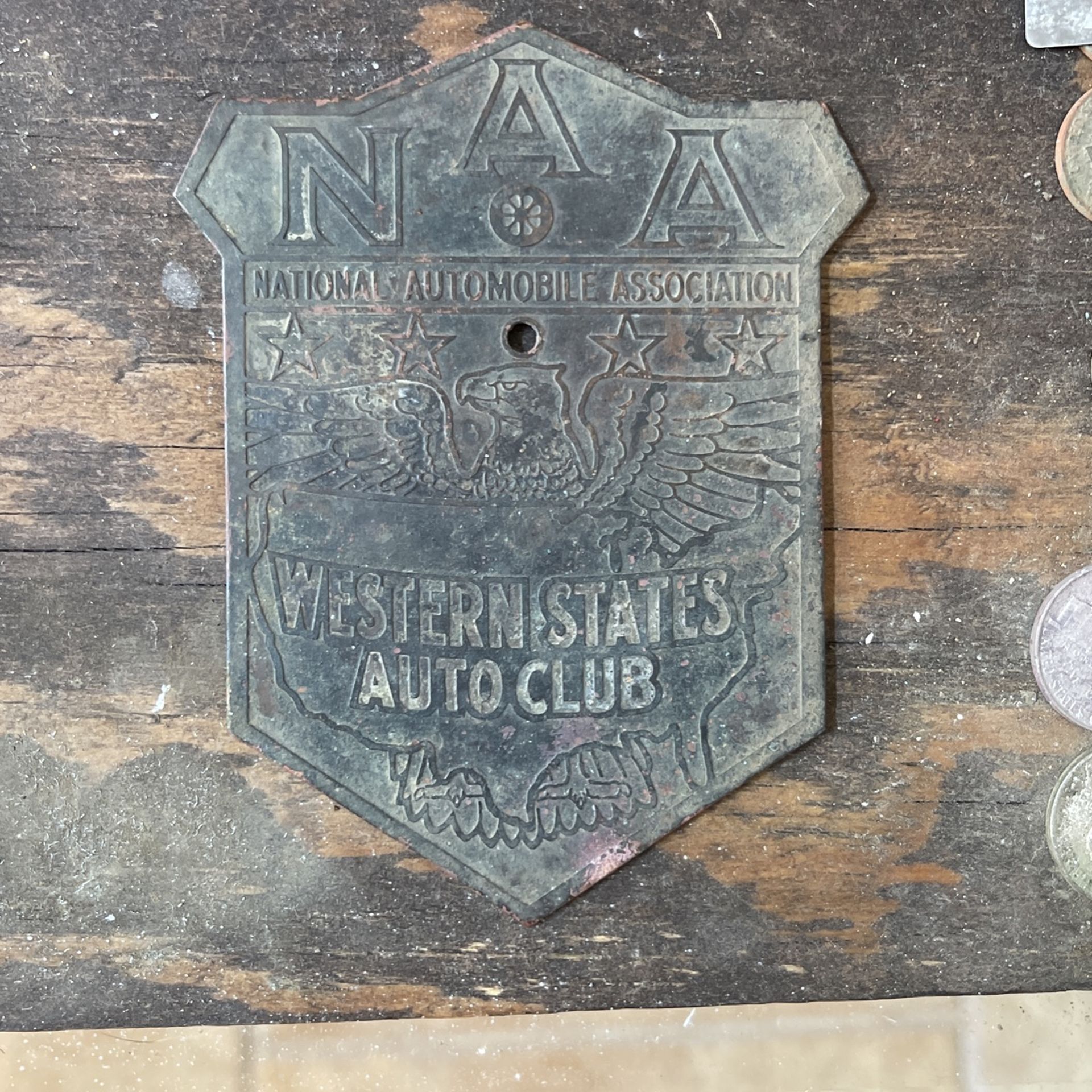 NAA (National Automobile Association) WESTREN STATES AUTO CLUB GRILL DECAL