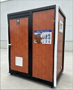 Mobile Toilet with Shower Unit