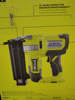 Ryobi 18 ga brad nailer