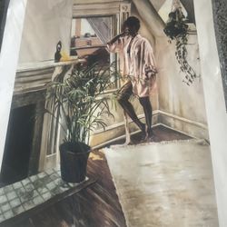 Lady Standing In Window 