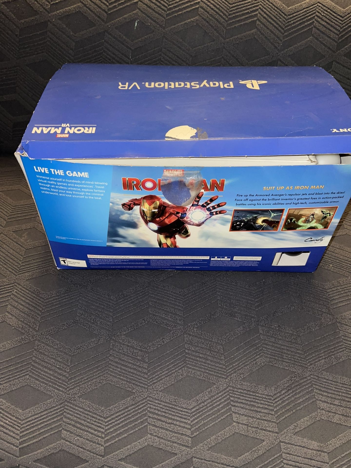 PlayStation VR Marvel's (Game Not Included) Iron Man VR Bundle. Here's the bundle info: Contents: Typically includes a PlayStation VR headset, PlaySta