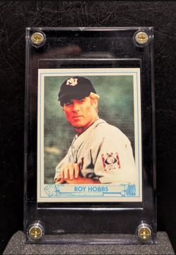 Robert Redford “Roy Hobbs" 1940s PlayBall Variation Mint Condition baseball card.