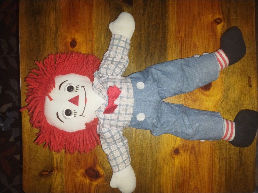 Vintage Original Raggedy Ann And Andy Doll