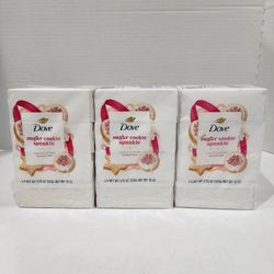 2PK (8ct) Dove Sugar Cookie Beauty Bar Soap 3.75 oz Limited Edition