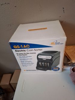 Electric Coin Sorter, Paper Tubes, Hidden Safes $110 OBO