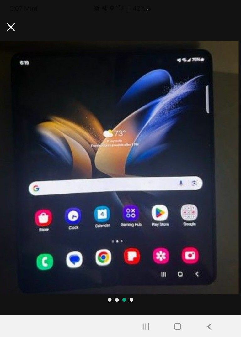 Samsung Galaxy Fold 1 And Samsung Gear 3 Watch ⌚ For 300