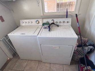 Washer and dryer