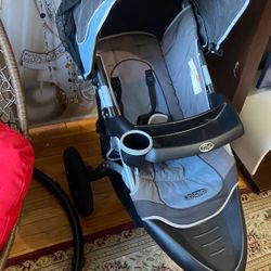 Instep Black Stroller 