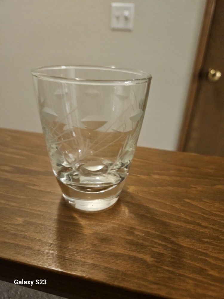 1950's Noritake Sasaki Bamboo Pattern Shot Glasses