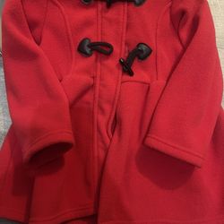 4t Red Girl Coat 