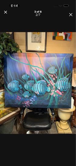 Vintage, beautiful oil on canvas signed by the artist 50 x 40