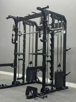 SQUAT RACK SMITH MACHINE POWER RACK+ WEIGHTS + DELIVERY 