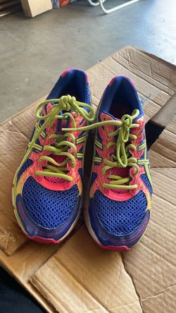Asics blue pink women 8.5