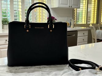 Michael Kors Black Satchel Bag