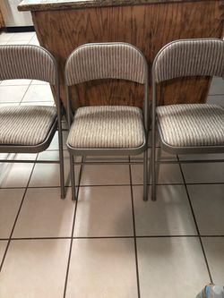 4 folding Chairs