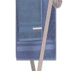 Winmien Freestanding Towel Rack for Bathroom, SUS 304 Stainless Steel Towel Holder with Marble Base for Bathroom Floor, Pool, 2-Tier (Brushed Nickel)