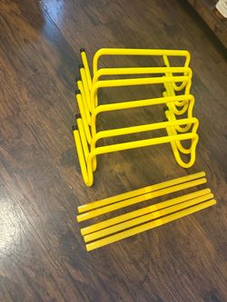 Yellow Speed Training Hurdles Set