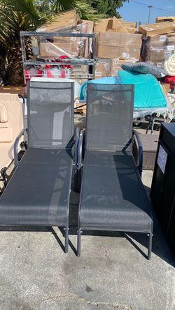 Outdoor lounger 2 chairs