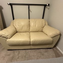 Leather Loveseat