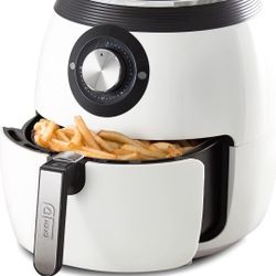 Dash Deluxe Electric Air Fryer + Oven Cooker with Temperature Control, Non-stick Fry Basket, Recipe Guide + Auto Shut Off Feature, 1700-Watt, 6 Quart 