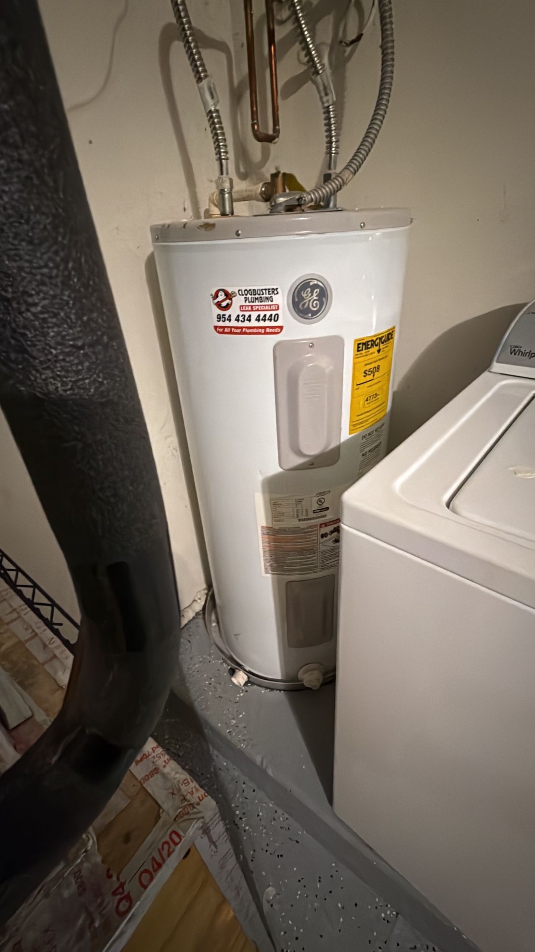 GE Tank Water Heater Manufactured In 2013 Free $0 (earliest pick-up December 10)