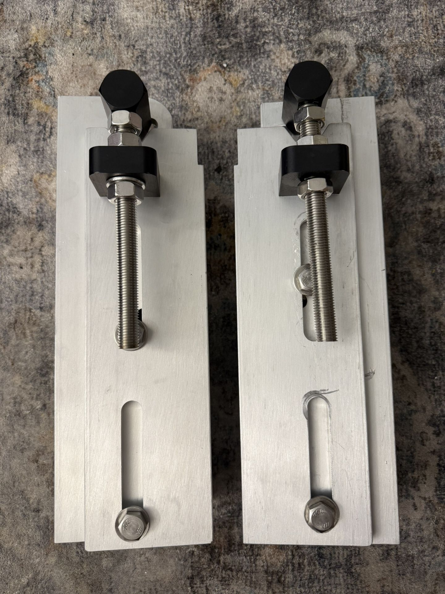 KUAFU 6" Set Back Jack Plate Power Lift Outboard Boat Motor Adjustable Aluminum