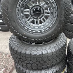 Wheeles 17x9 tire lionhart kilima A/T 285/70R17 