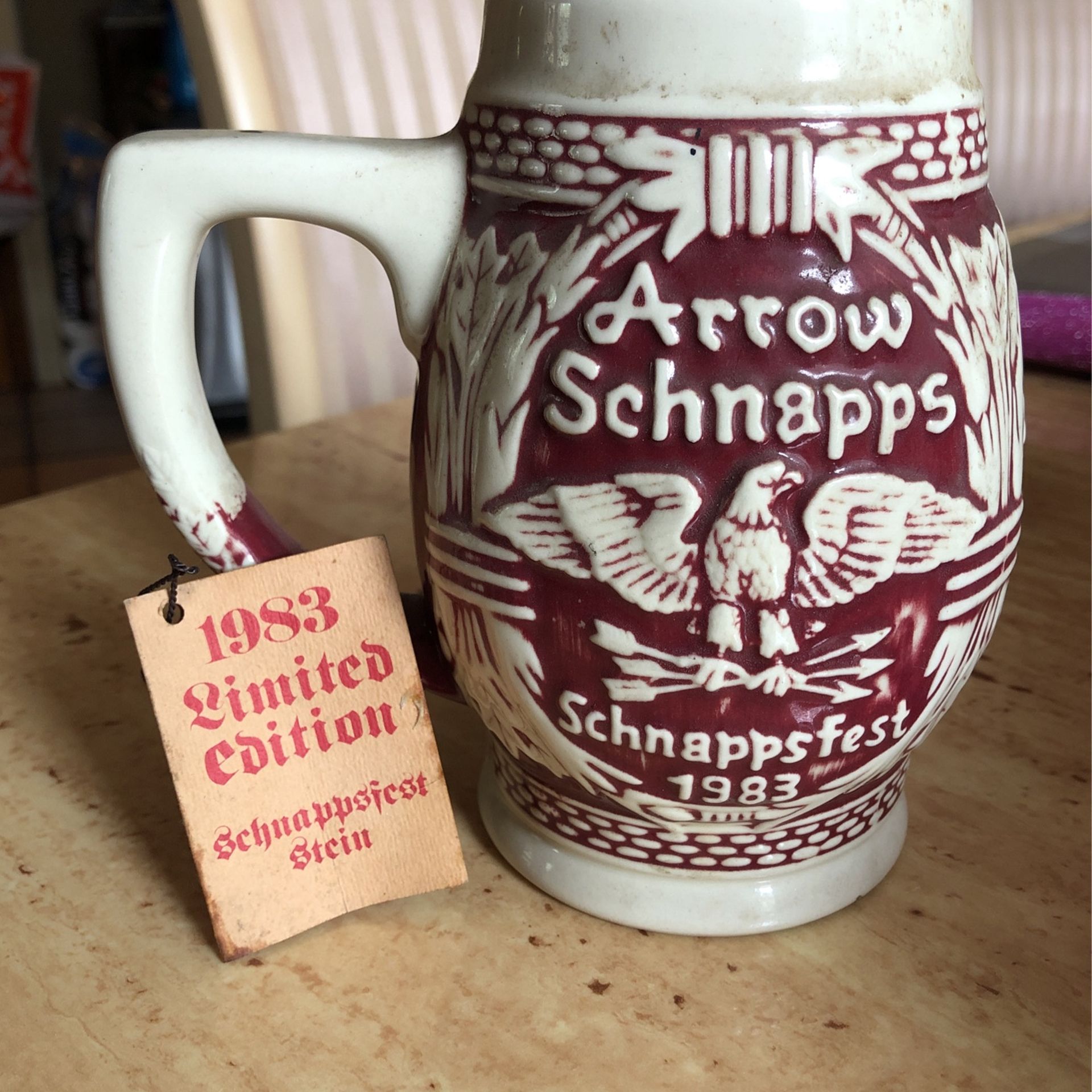 Arrow Schnapps Schnappsfest 1983 Stein