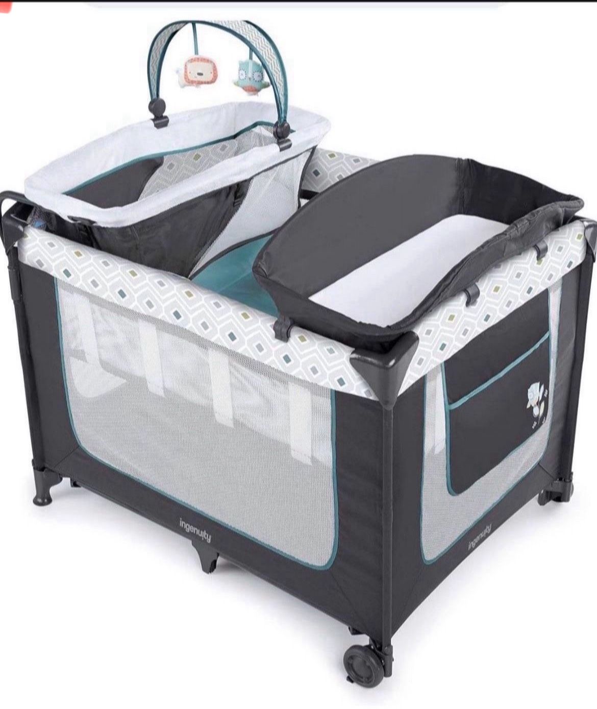 Ingenuity Smart and Simple Portable Playard with Changing Table, Play Pen