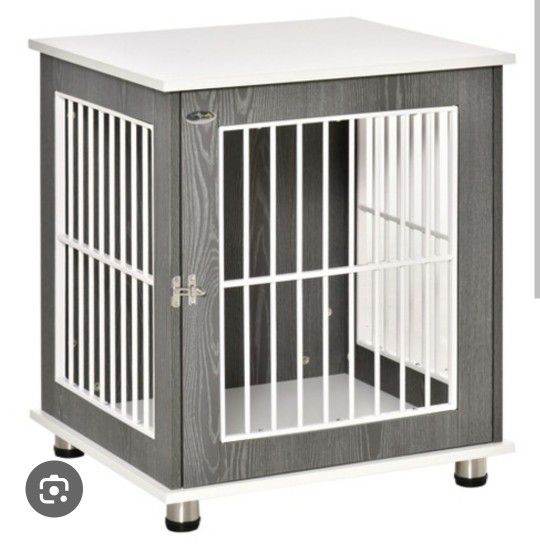 Pawhut Dog Kennel End Table